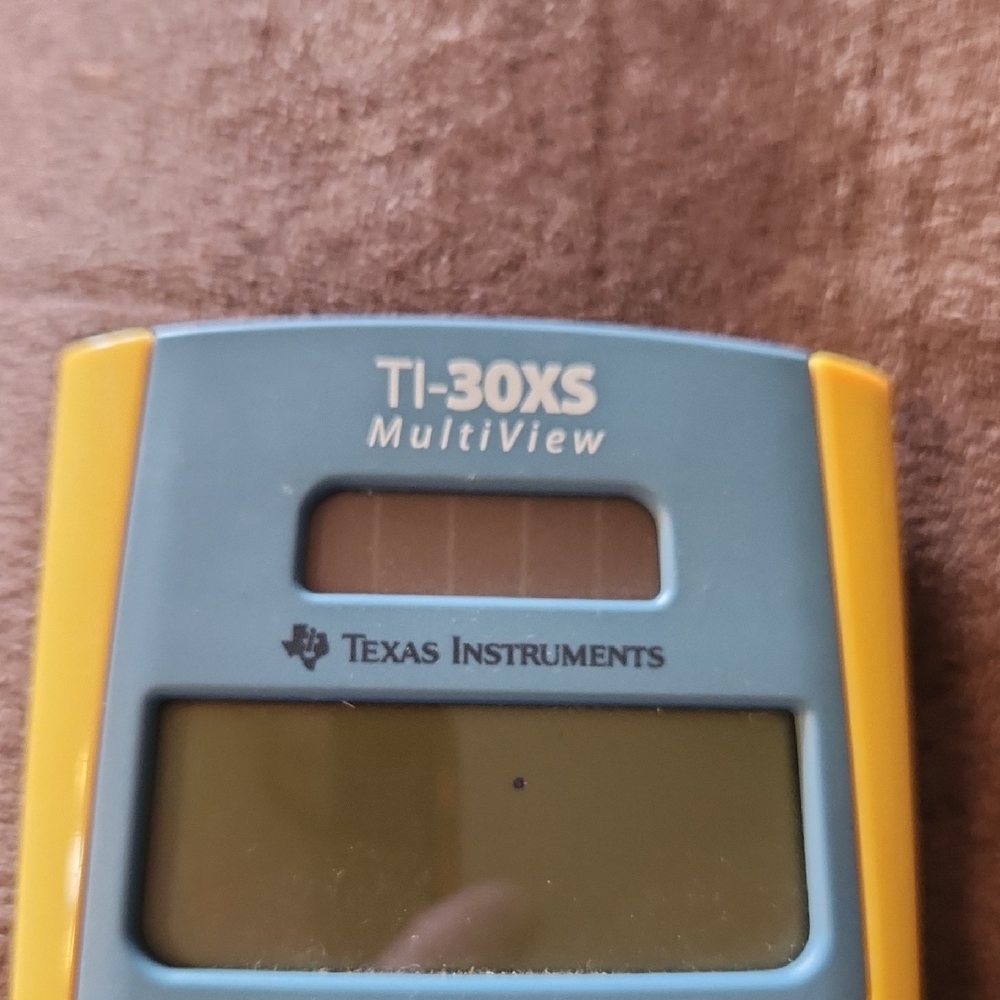Texas Instruments TI-30XS MultiView in Blue and Yellow